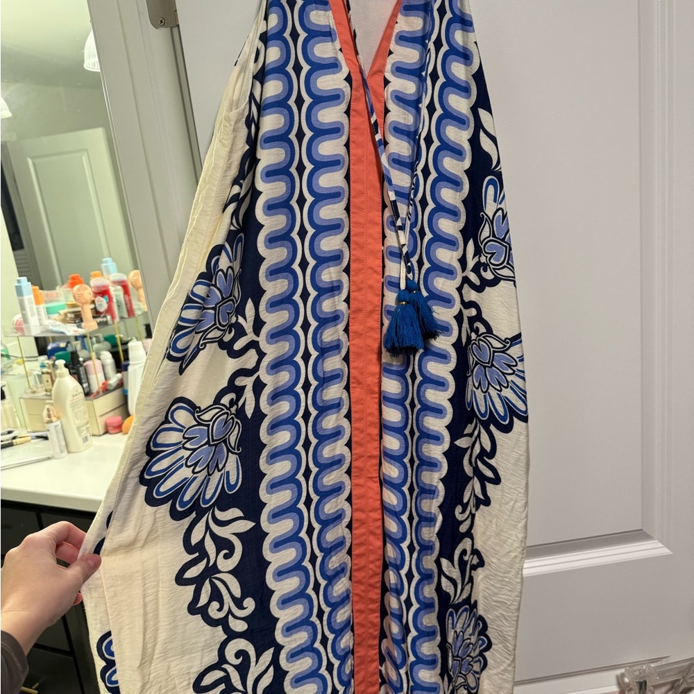THML Blue and Orange Patterned Dress